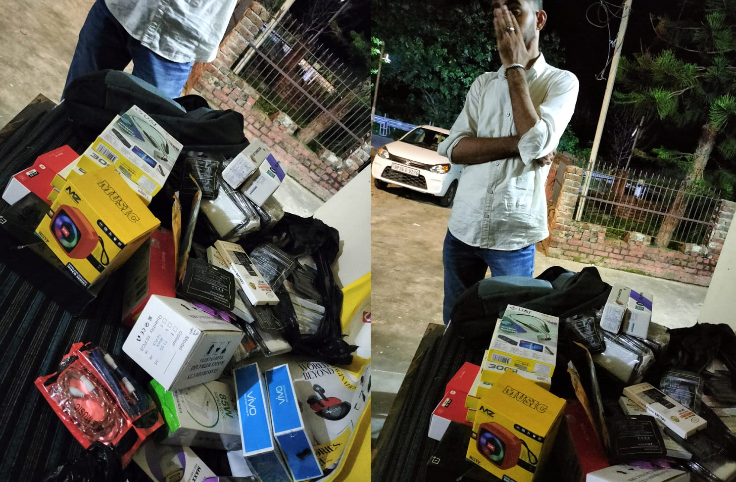 A fine of Rs. 4,05,580/- was imposed by the State Tax and Excise Department, Una, during checking in Amb and Gagret areas.